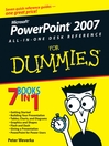 PowerPoint® 2007 All-in-One Desk Reference For Dummies®